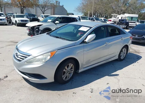 2014 Hyundai Sonata Gls from USA, damaged, VIN 5NPEB4AC0EH906028